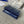 CD Caro 11cm Compact Wallet Shiny Blue Calfskin