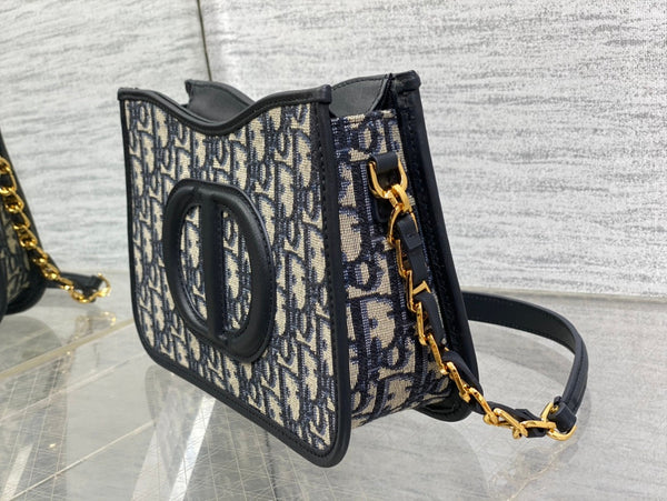 BORSA HOBO SIGNATURE 23 IN PELLE DI AGNELLO CON FANTASIA BEIGE NERA