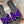 0ran sandal purple black suede goatskin