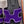 0ran sandal purple black suede goatskin
