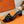 0ran 45 sandal black suede goatskin