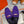 OZ Mule Violet Silk Thick Cloth/Sheepskin