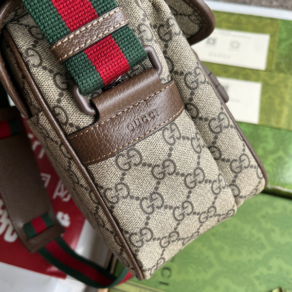 Gucci Bag Brown mix Beige Canvas 240098