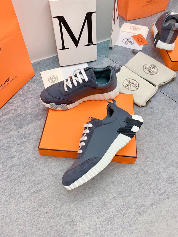 HM Bouncing Sneaker In Grey Lambskin 106433