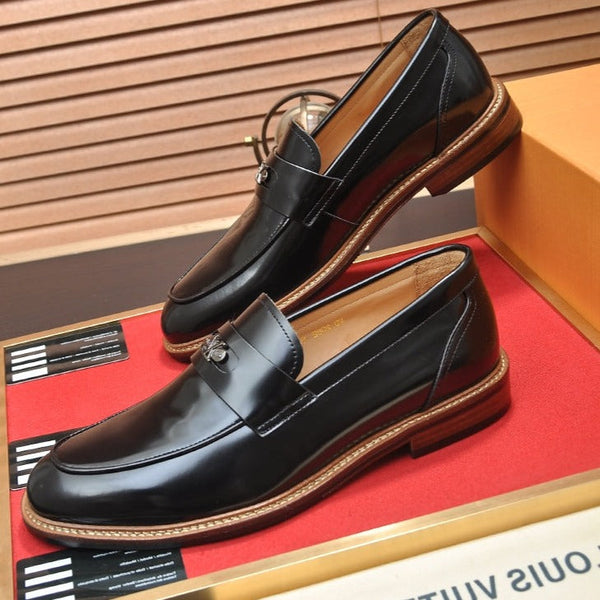 MOCASSINO LV FLEX IN PELLE DI VITELLO NERA LUCIDA