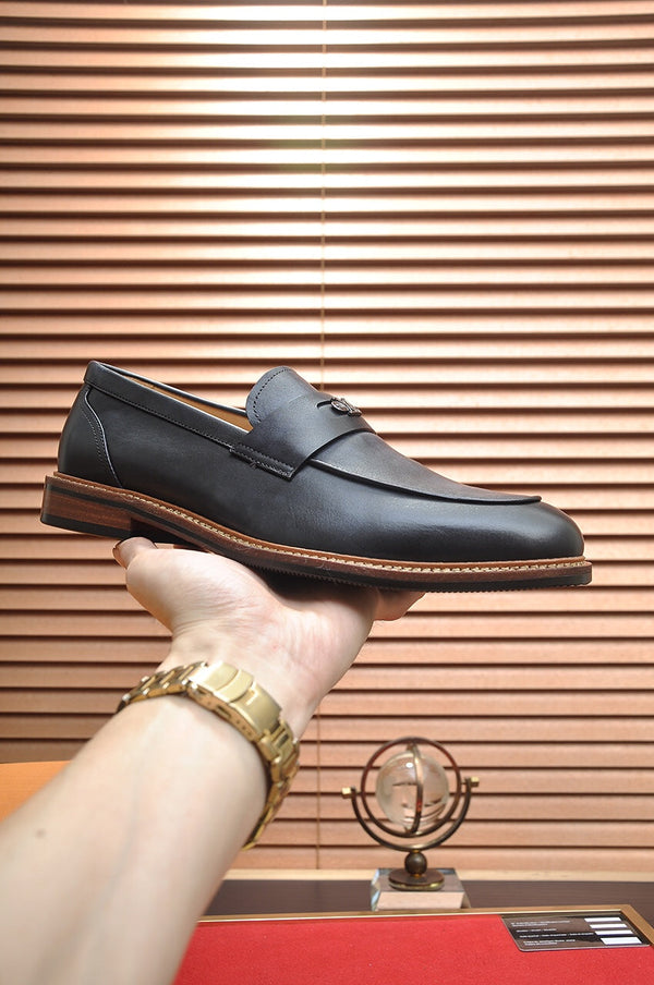 MOCASSINO LV FLEX IN PELLE DI VITELLO NERA