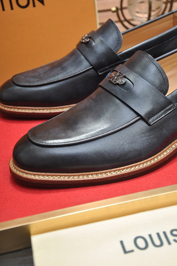MOCASSINO LV FLEX IN PELLE DI VITELLO NERA