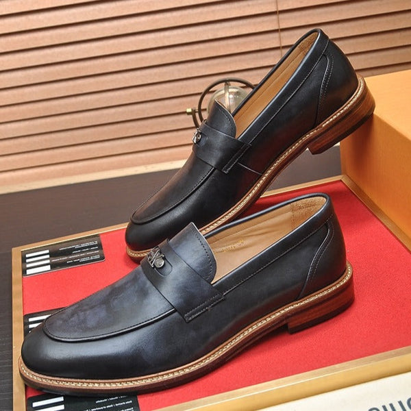 MOCASSINO LV FLEX IN PELLE DI VITELLO NERA