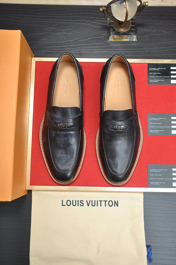 MOCASSINO LV FLEX IN PELLE DI VITELLO NERA