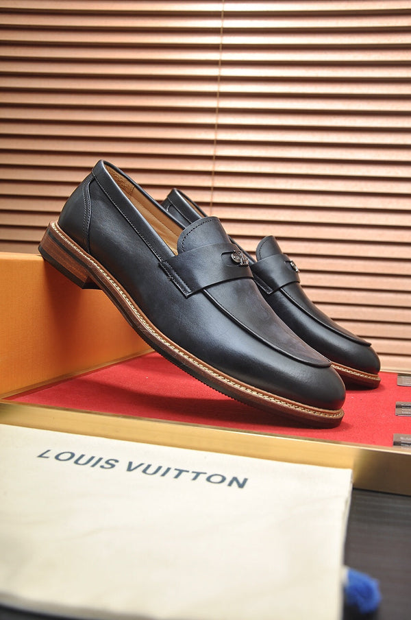 MOCASSINO LV FLEX IN PELLE DI VITELLO NERA