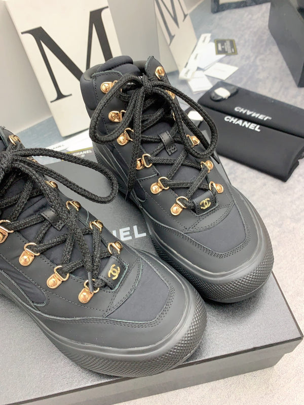 CC Sneaker Boots In Black Calfskin 148769
