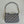 BORSA MINI HOBO 23 IN JACQUARD OBLIQUO BLU
