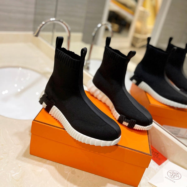 Sneaker HM Fun in tessuto a rete nero e pelle di agnello 983010