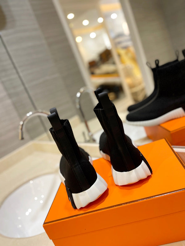 Sneaker HM Fun in tessuto a rete nero e pelle di agnello 983010