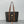 Celine Cabas Drawstring Bag Triomphe Black Brown Canvas & Calfskin