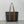 Celine Cabas Drawstring Bag Triomphe Black Brown Canvas & Calfskin