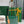 MINI BORSA ROUETTE STRUTTURATA 21 IN TELA GOYARDINE VERDE E PELLE DI VITELLO