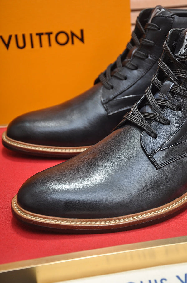 STIVALETTO LV IN PELLE DI VITELLO NERA
