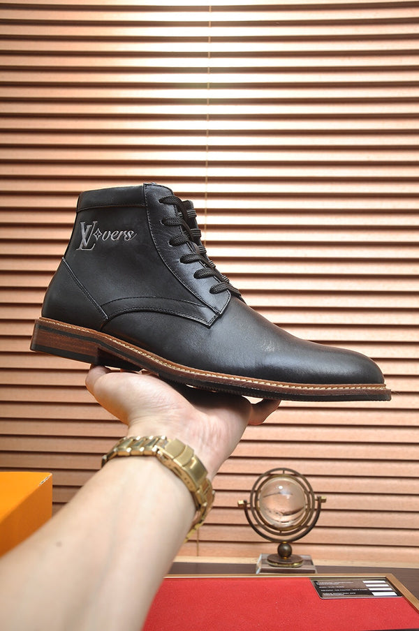 STIVALETTO LV IN PELLE DI VITELLO NERA