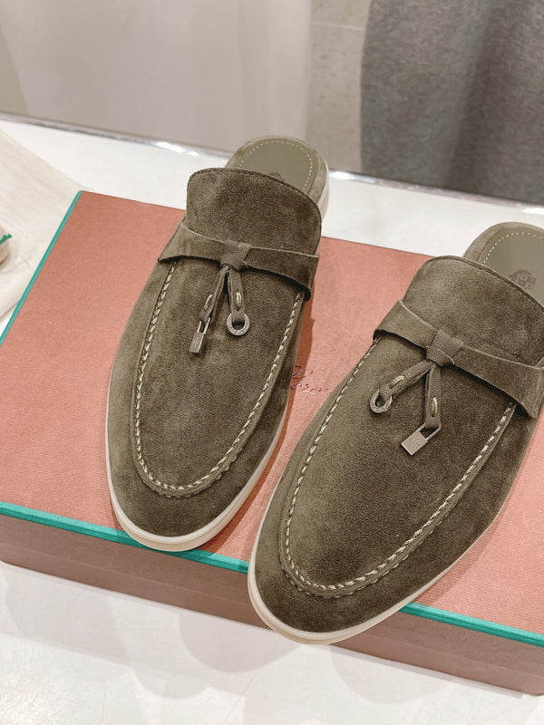 MOCASSINI LP CHARMS WALK BABOUCHE IN CAMOSCIO CEDRO