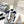 PRA DOWNTOWN THICK-SOLE SNEAKERS BLACK AND WHITE CALFSKIN