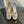 platform pump 12cm with double beige patent leather
