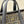 FENDI 27 BAG IN BROWN MIX BLACK JACQUARD FABRIC WITH CALFSKIN