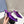 PRA HIGH-HEELED MULES VIOLET SATIN