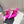 PRA HIGH-HEELED MULES BRIGHT PINK SATIN