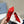 PRA BASIC HIGH-HEELED CRIMSON SATIN
