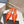 PRA POINTED-TOE MULES BRIGHT ORANGE SATIN