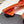 PRA POINTED-TOE MULES BRIGHT ORANGE SATIN