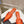 PRA POINTED-TOE MULES BRIGHT ORANGE SATIN