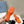 PRA SQUARE TOE MULES BRIGHT ORANGE SATIN