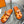 Chypre Sandal Orange Leather