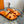 Chypre Sandal Orange Leather