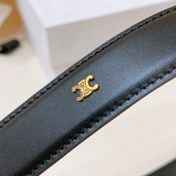 CEL 25mm Teen Triomphe Belt Black Cowhide 176679