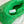 mini jodie 28 pelle di agnello verde 
