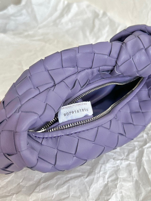mini jodie 28 viola in pelle di agnello 