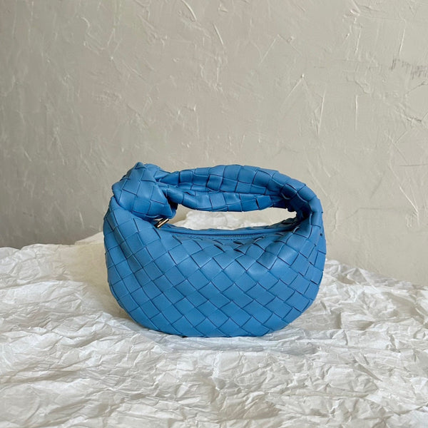 mini jodie 28 blu pelle di agnello 