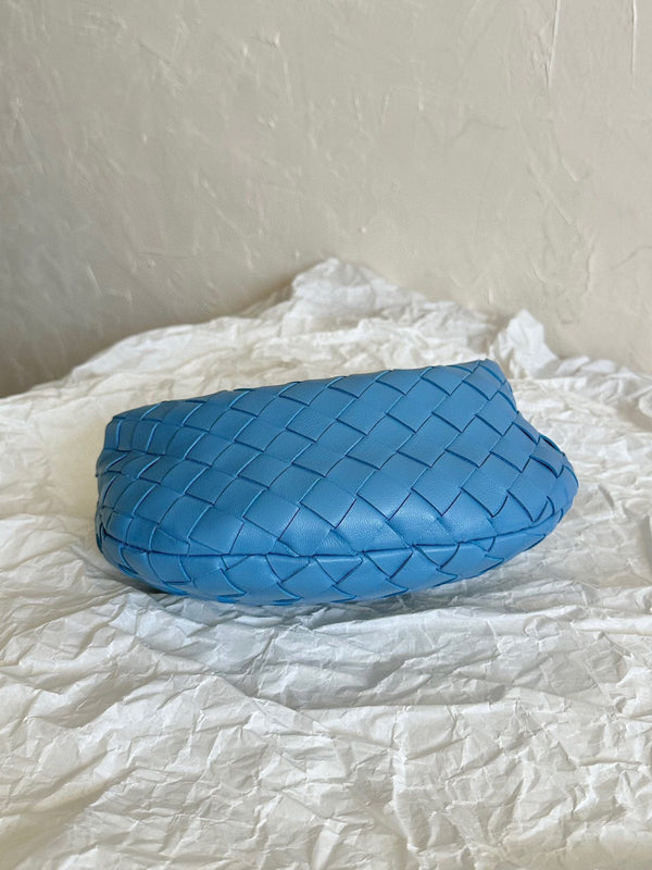 mini jodie 28 blu pelle di agnello 