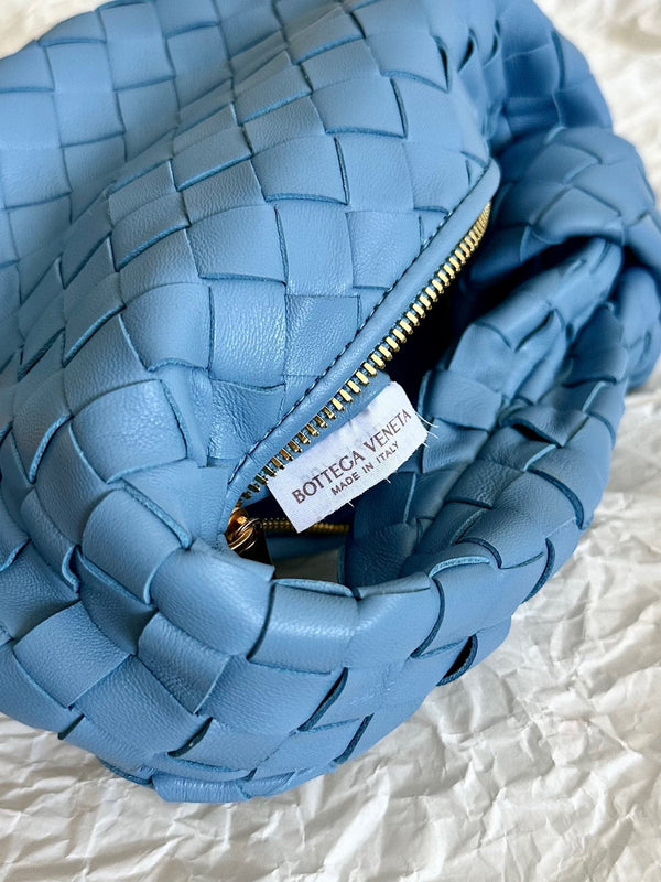 mini jodie 28 blu pelle di agnello 