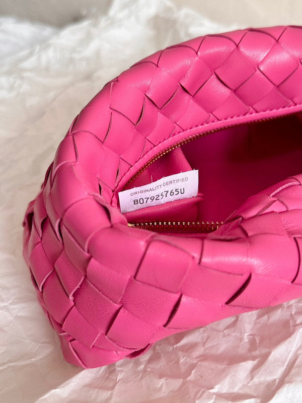 mini jodie 28 pelle di agnello rosa scuro 