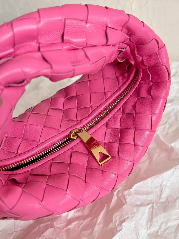 mini jodie 28 pelle di agnello rosa scuro 