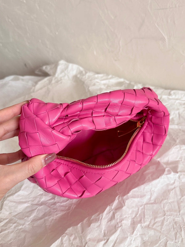 mini jodie 28 pelle di agnello rosa scuro 