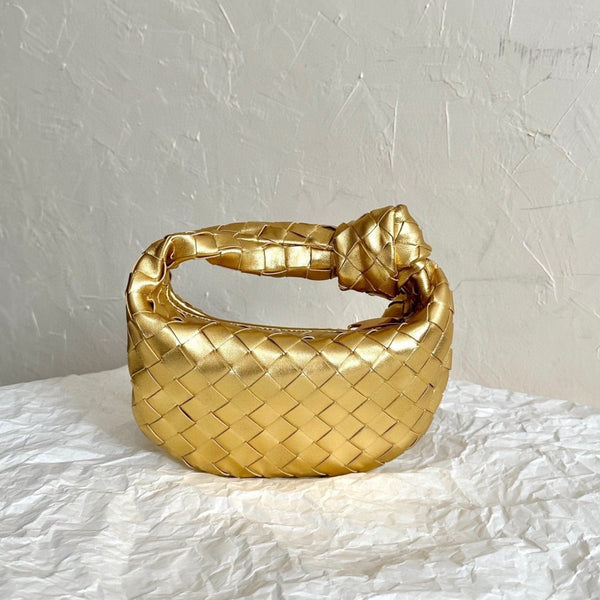 mini jodie 28 pelle di agnello metallizzata oro 
