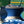 SAIGON SOUPLE BAG 34 IN CURIOUS BLUE GOYARDINE CANVAS AND CALFSKIN