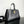 TRIOMPHE 37 BLACK SOFT CALFSKIN HANDBAG