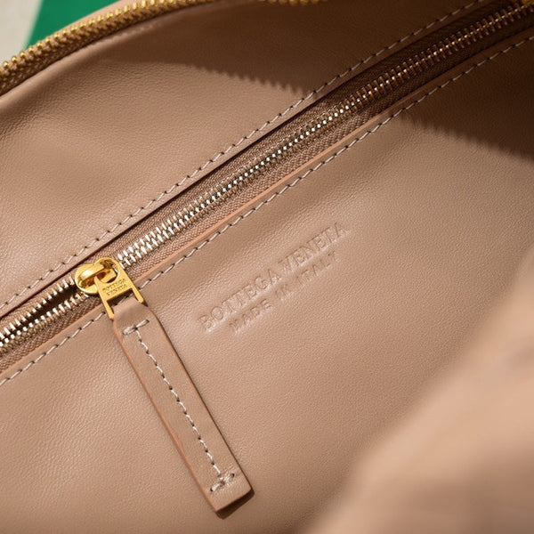 piccola jodie 48 in pelle di agnello beige rosato 
