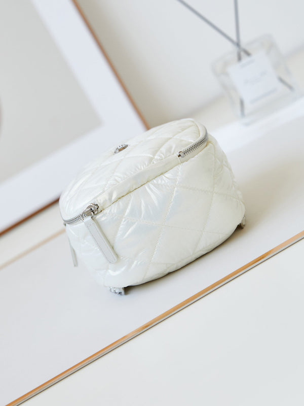 ZAINO 22 IN TESSUTO BIANCO FERRAMENTA ARGENTO 